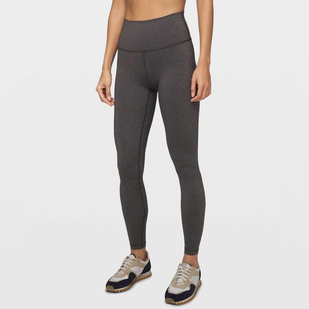 Lululemon Wunder Under High-Rise Tight 31” Luxtreme Heathered Black 0